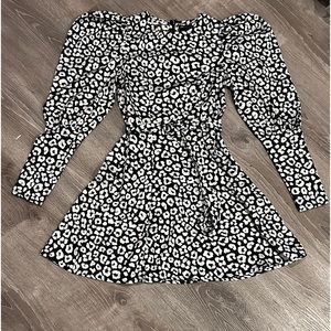 ASOS design puffy sleeves dress